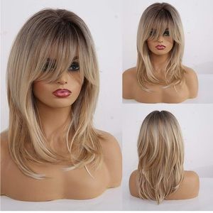Ombre blonde wig